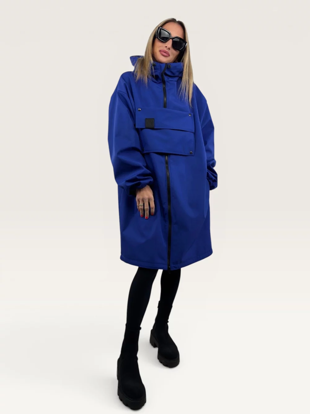 Dámská bunda "SKIPPY LONG ZIPP ZIMNÍ" cobalt