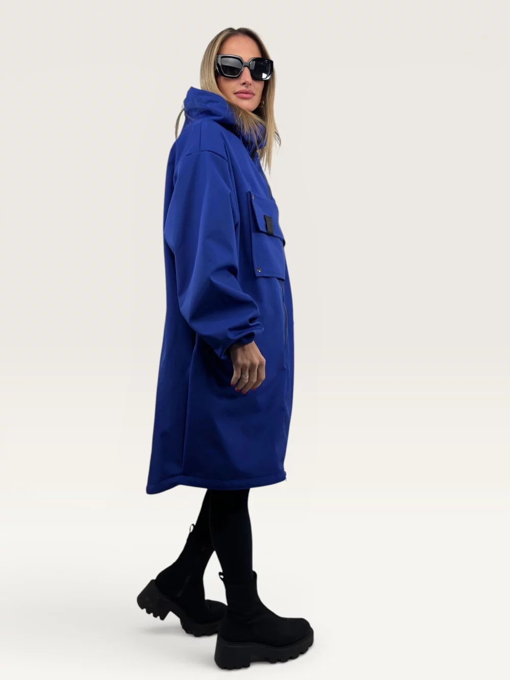 Dámská bunda "SKIPPY LONG ZIPP ZIMNÍ" cobalt