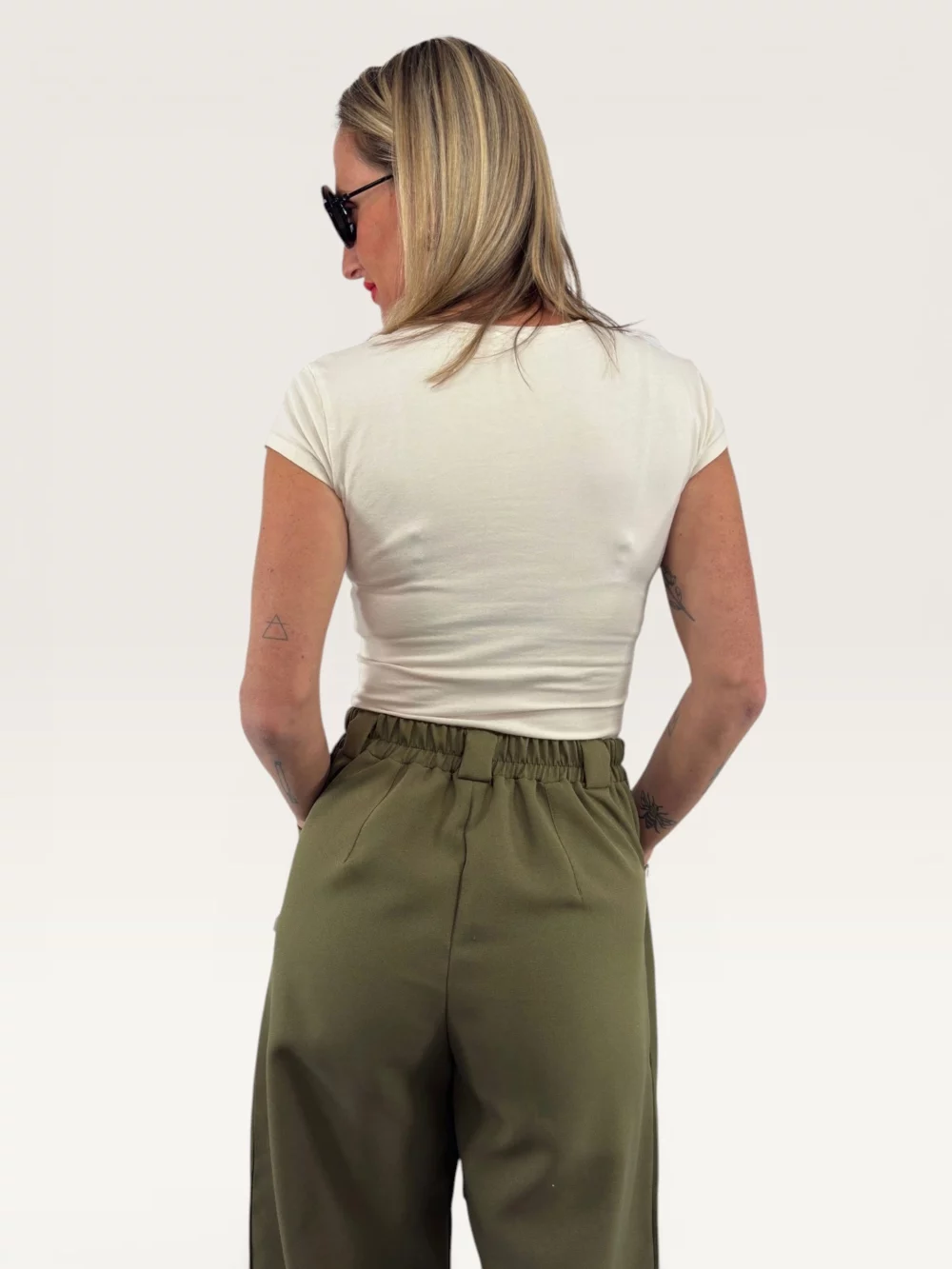 Kalhoty "BAGGY" khaki