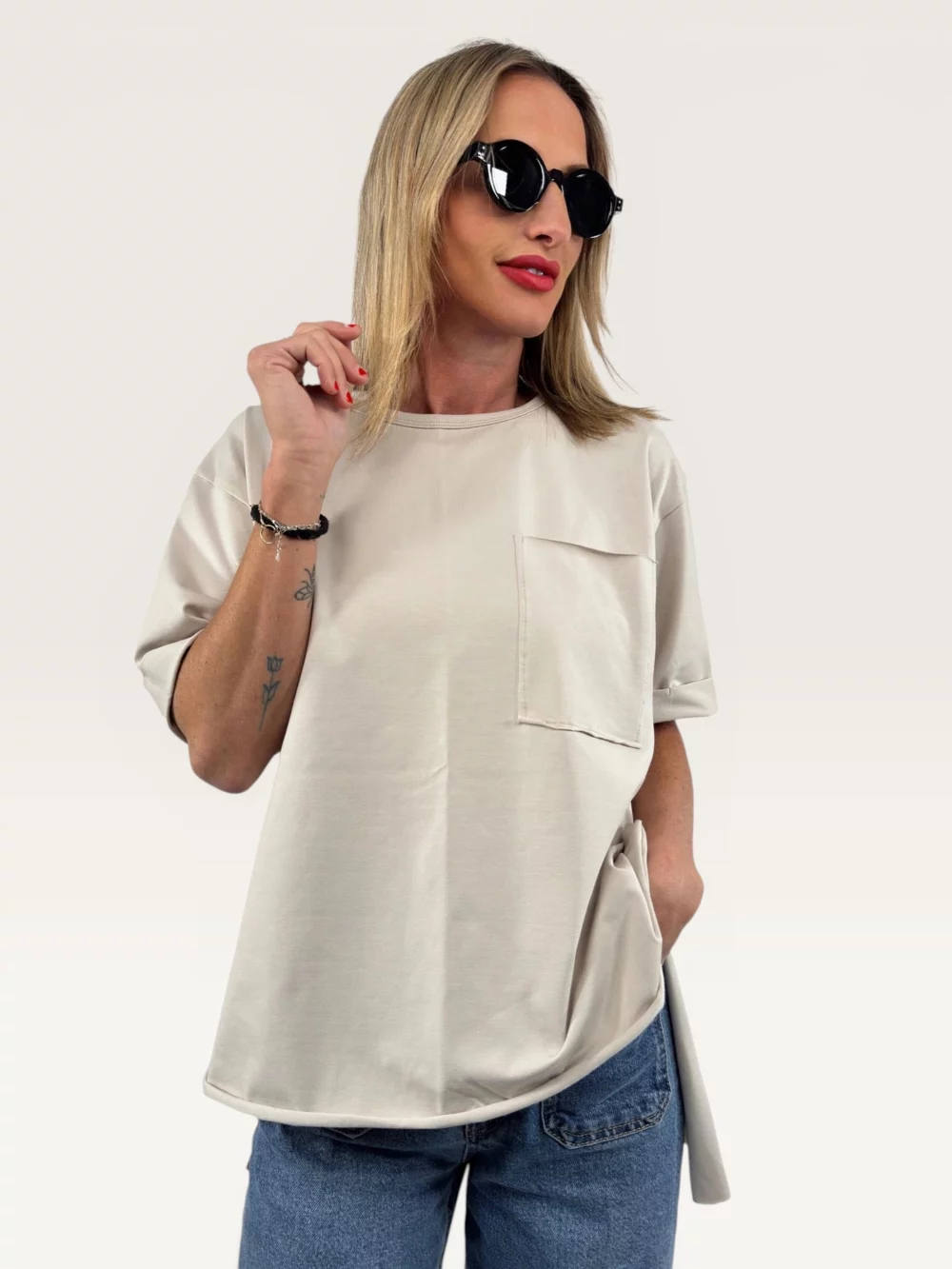 Tričko "SOUL SHORT" béžové