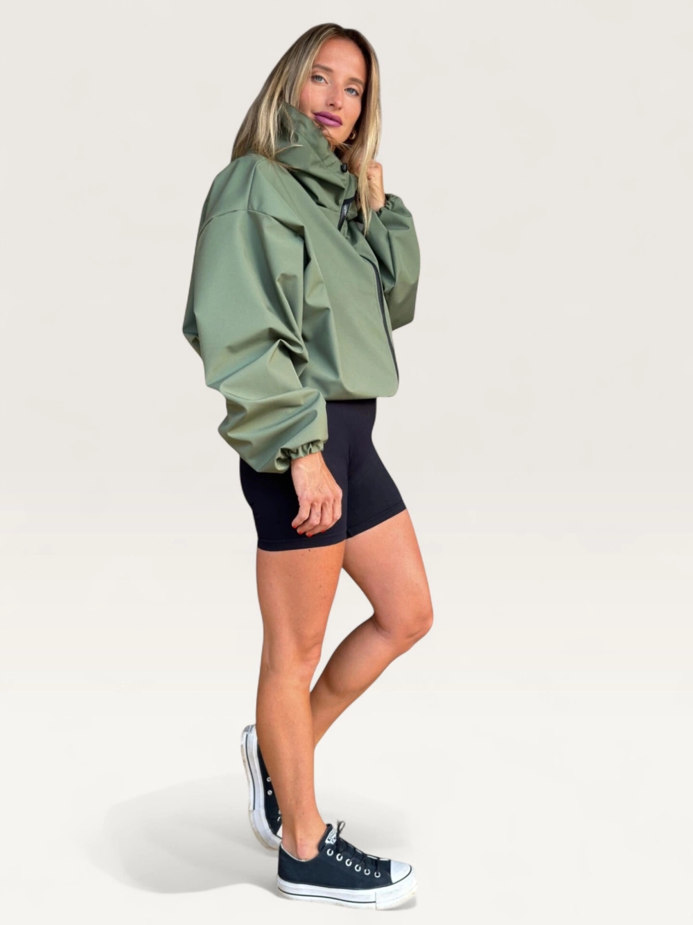 Dámská bunda "BOMBER LIGHT" khaki