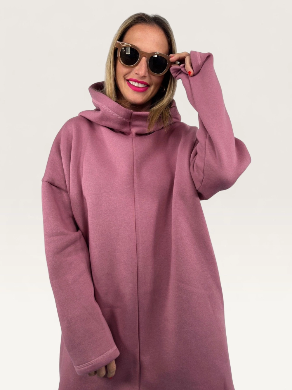 Dámská mikina "VOGUES" starorůžová