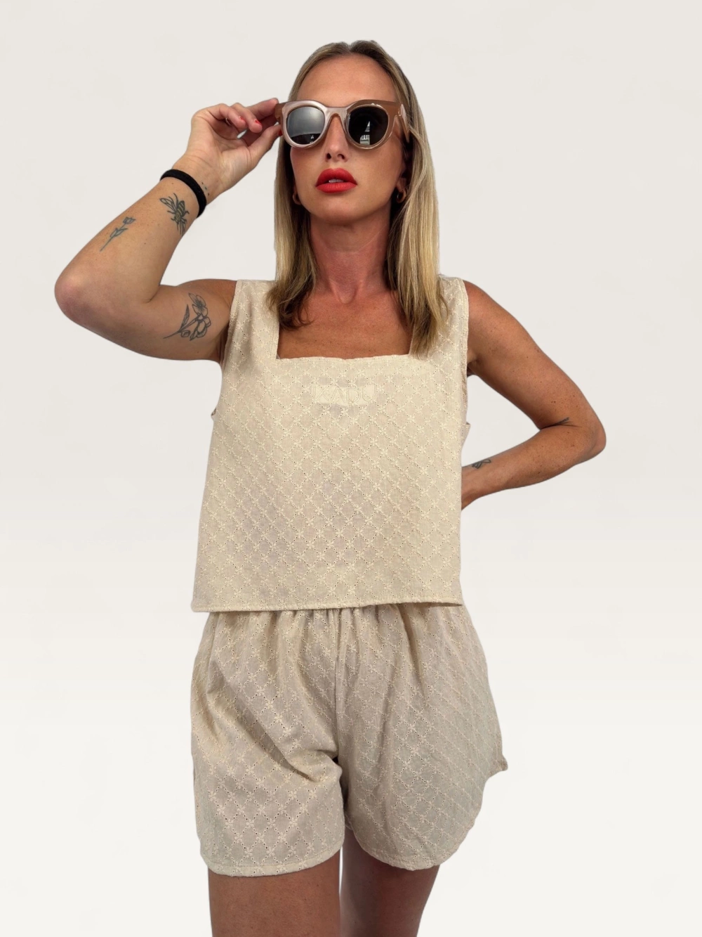 Komplet "MADLENE" mocca
