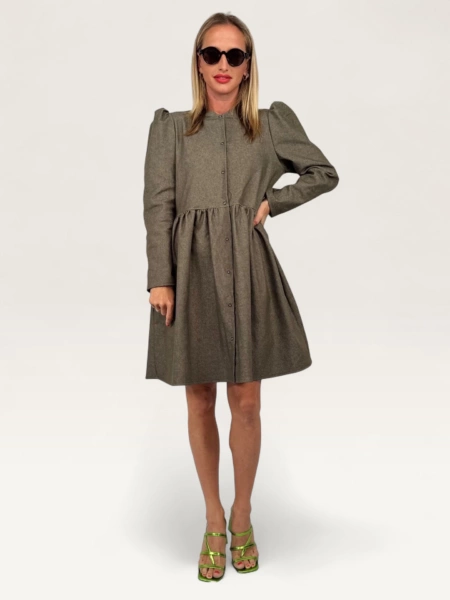 Šaty "AMALIE" khaki denim