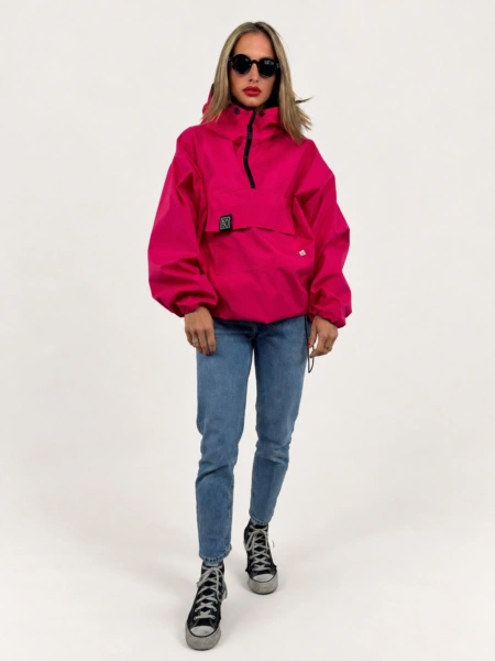 Dámská bunda "SKIPPY LIGHT" magenta 10 na modelce, hlavní fotografie.